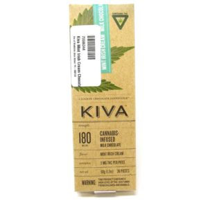 Kiva Mint Irish Cream Chocolate Bar