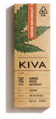 Kiva Tangerine Bar 100mg THC