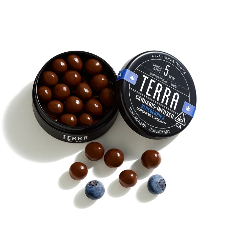 Kiva Terra Bites - Blueberries 100 mg