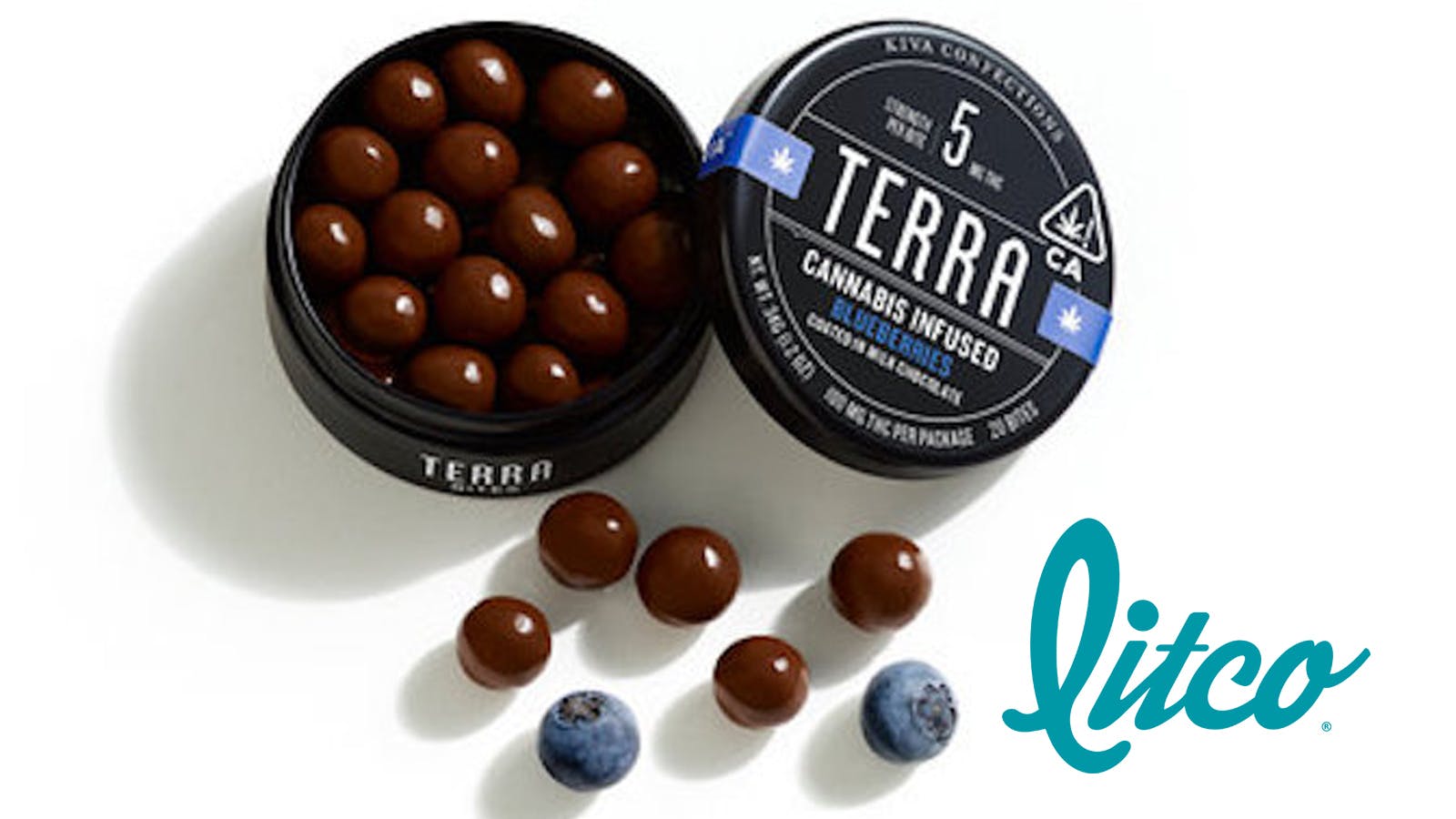 Kiva: Terra Blueberry Bites 100mg