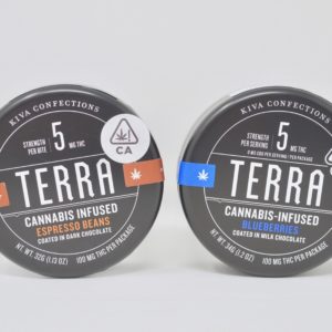Kiva Terra Chocolate Covered Expresso Beans 100mg THC