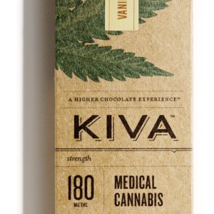Kiva Vanilla Chai Milk Chocolate 180mg THC Bar