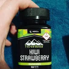 Kiwi Strawberry Indica Gummy - Tastebudz