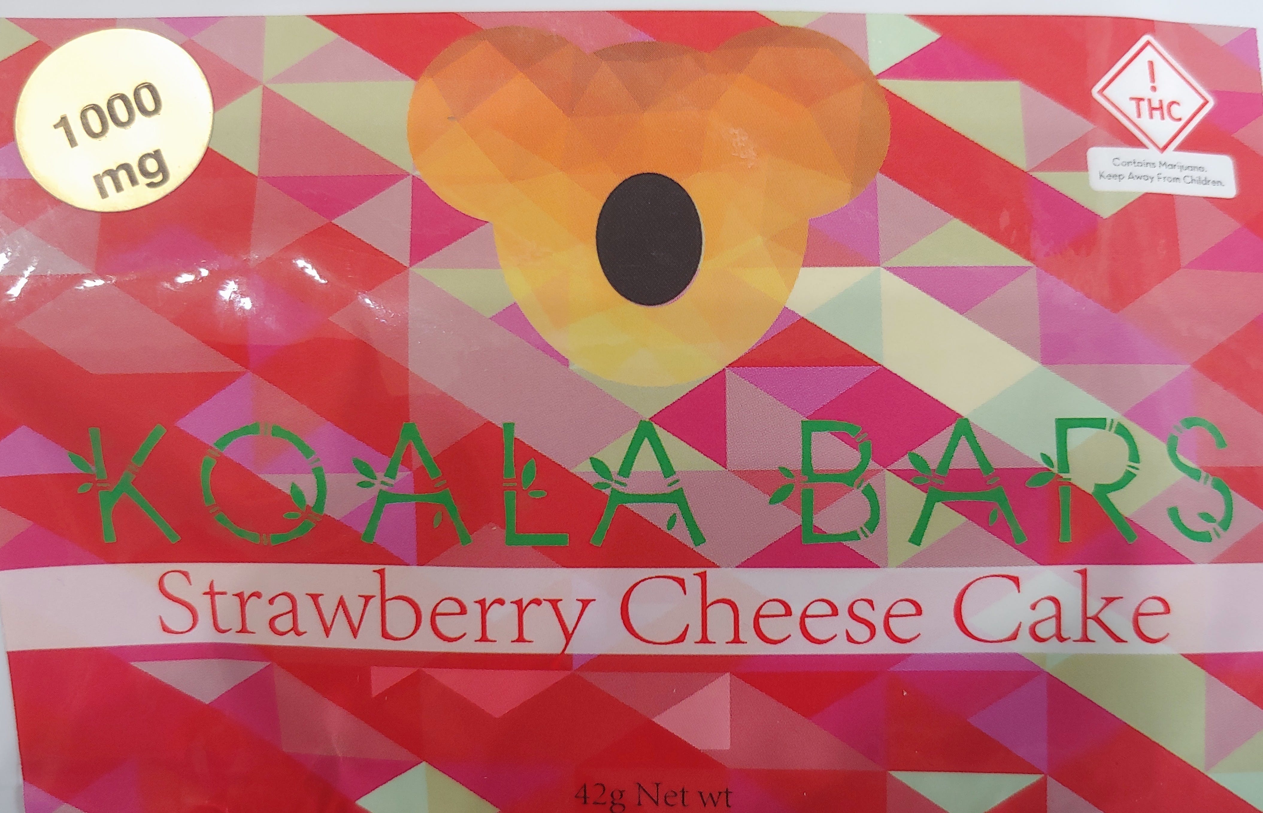 edible-koala-bars-strawberry-cheesecake-1000mg