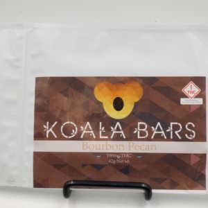 Koala Bourbon Pecan Chocolate Bar 100mg