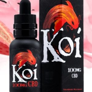 Koi CBD vape juice Classic Strawberry Milkshake 100mg
