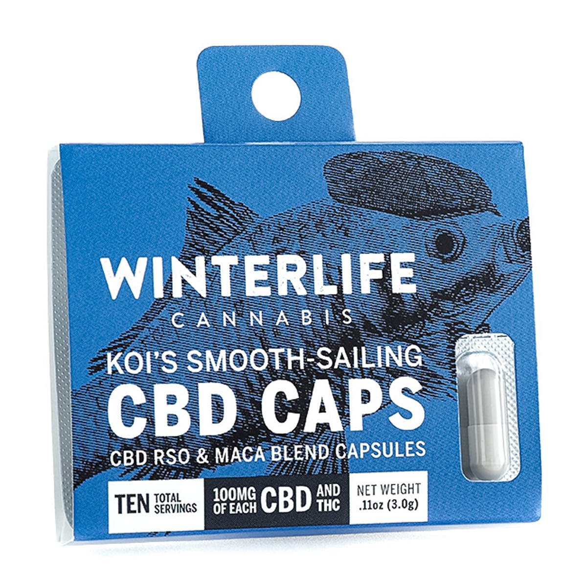 Koi’s Smooth Sailin CBD Caps 100 mg