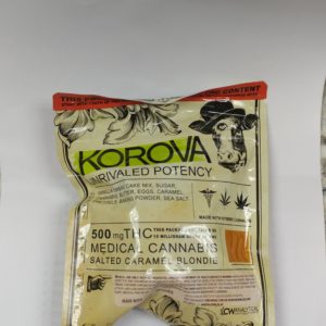Korova 500MG Salted Caramel Brownie(out of stock)