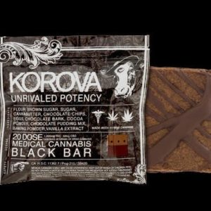 Korova Black Bar 1,000MG Brownie