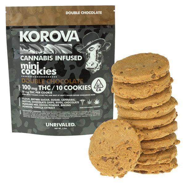 marijuana-dispensaries-21035-n-cave-creek-rd-c-5-phoenix-korova-cookies-100mg-double-chocolate-chip-10-pack
