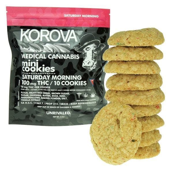 Korova Cookies 100mg (Saturday Morning - 10 Pack)