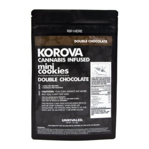 Korova - Double Chocolate Mini Cookies - Edible