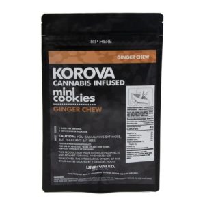 Korova - Ginger Chew Mini Cookies - Edible