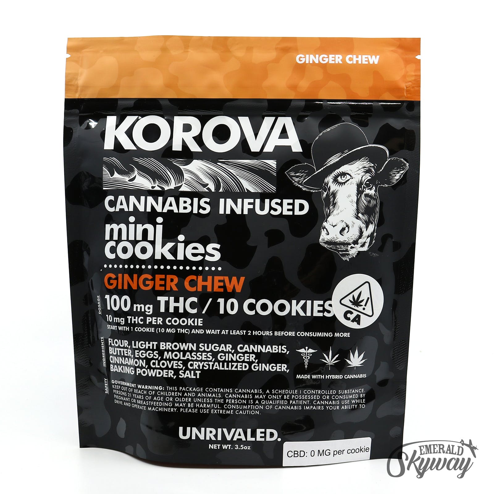 Korova: Ginger Chew Mini Cookies