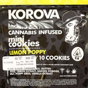 Korova - Mini CBD Lemon Poppy