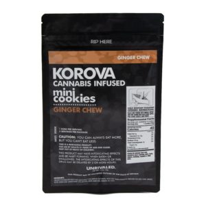 Korova - Mini Ginger Chew Cookies - Edible
