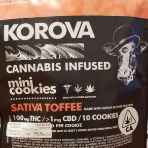 Korova Mini Sativa Toffee 100mg