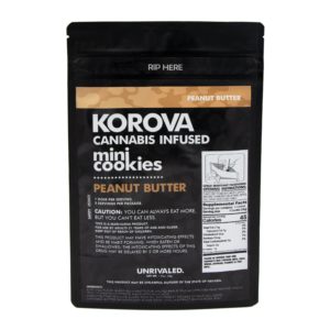 Korova - Peanut Butter Mini Cookies - Edible