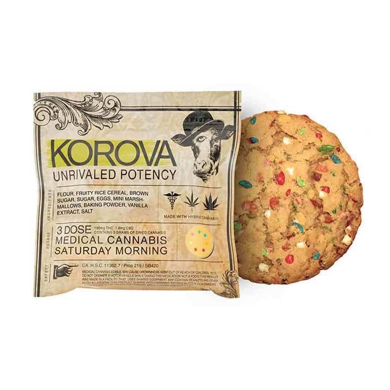 marijuana-dispensaries-d2-dispensary-in-tucson-korova-saturday-morning-cookie-150mg