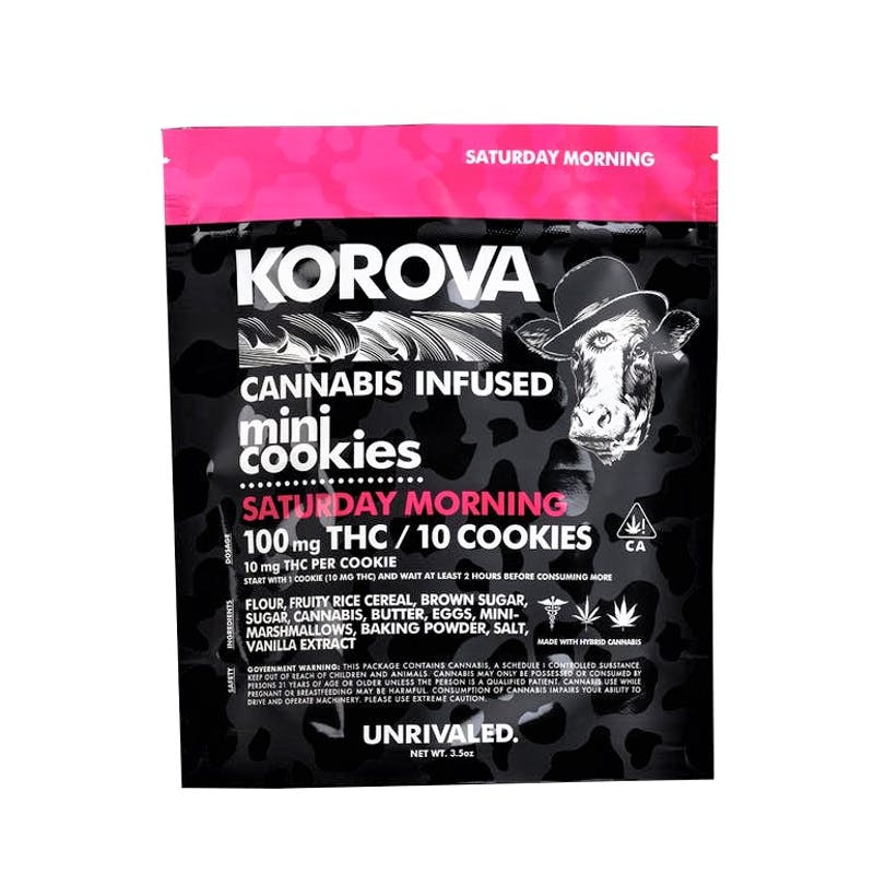 KOROVA - SATURDAY MORNING COOKIES (100MG)