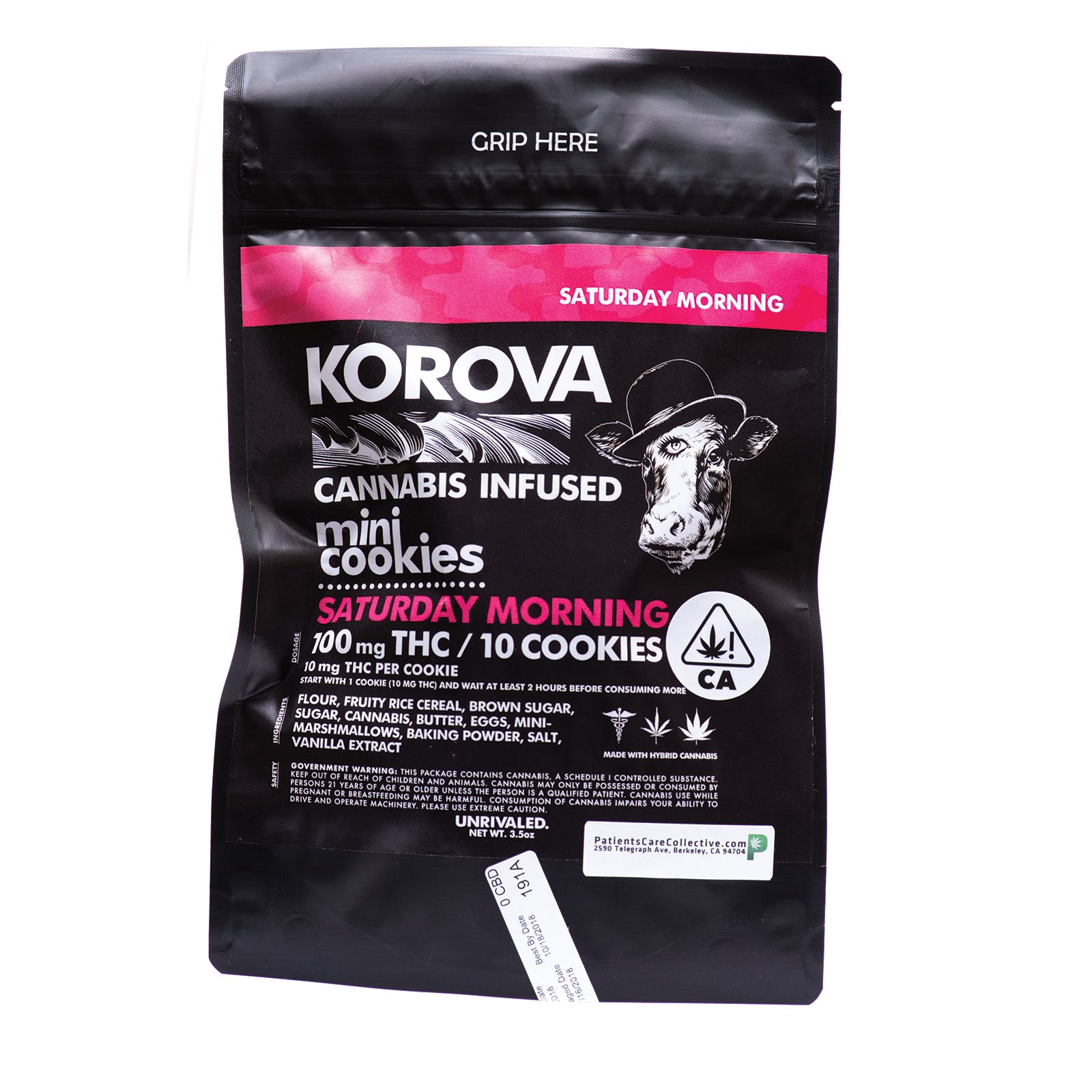 Korova - Saturday Morning Mini Cookies - 100mg THC