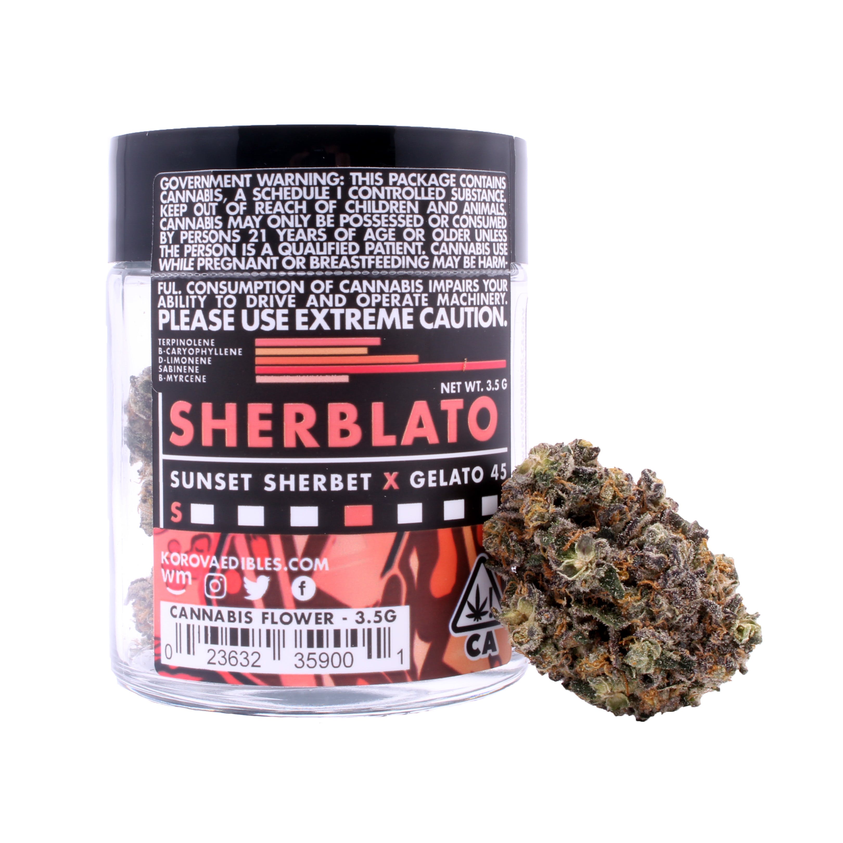 Korova: Sherblato - 24.7% THC