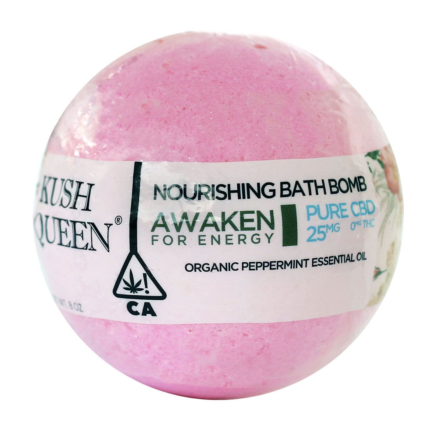 kush Queen - Awaken Bath Bomb Pure CBD 25mg