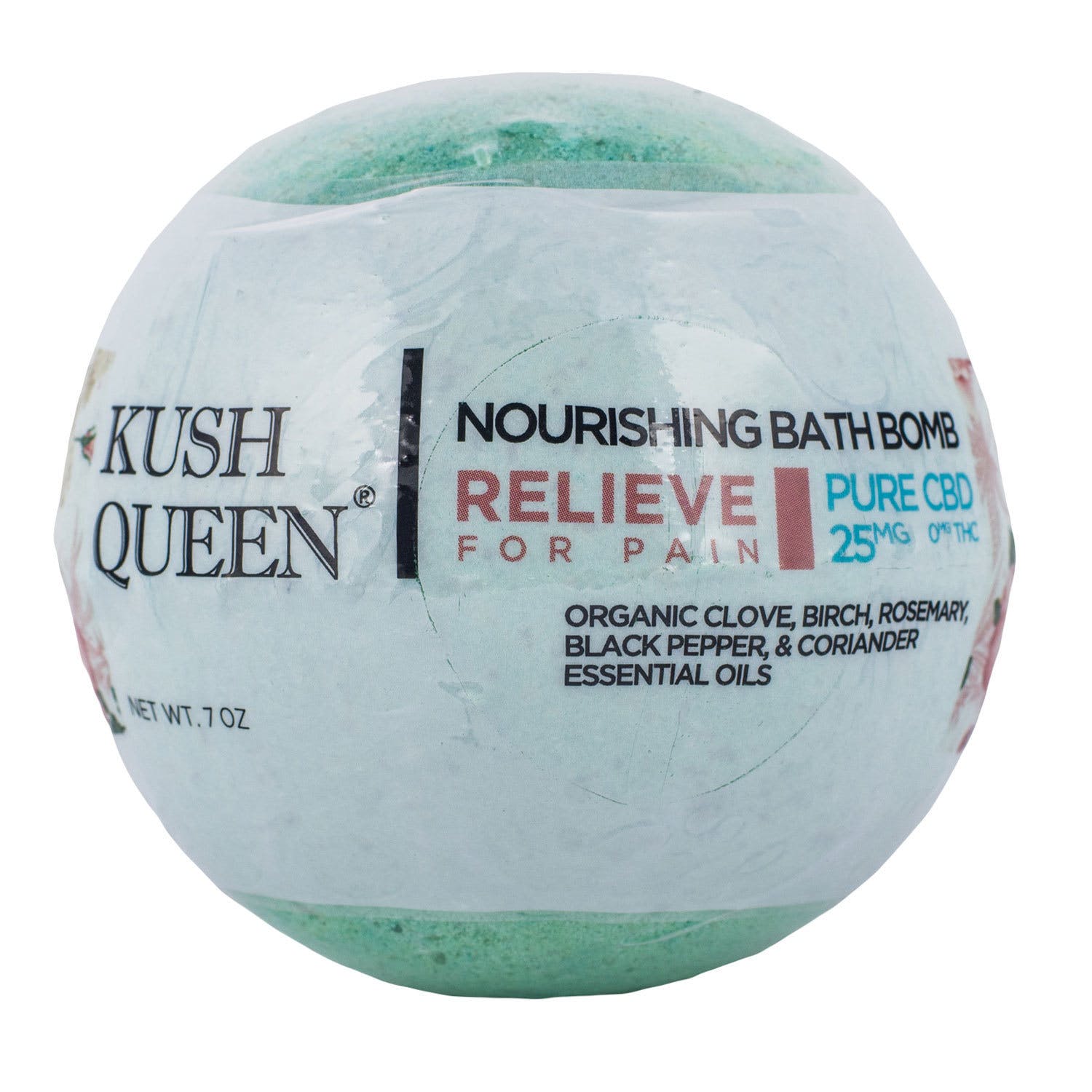 Kush Queen Bath Bomb Relieve CBD 25mg