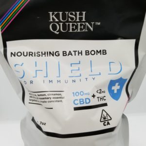Kush Queen Immunity Bath Bomb 100mg CBD
