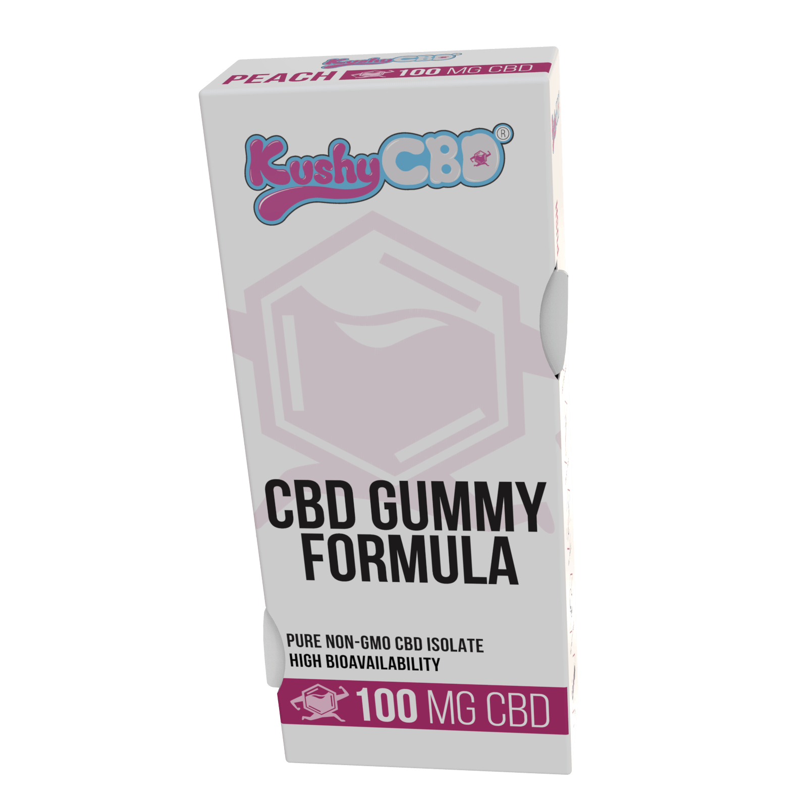 Kushy Punch CBD Peach Gummy - 100mg