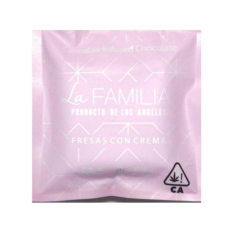 La Familia Chocolate - Fresas con Crema 50mg