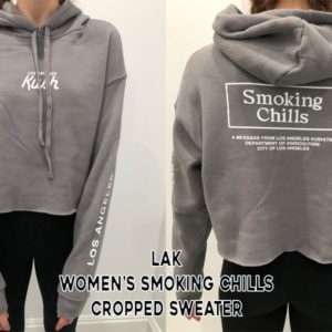 LAK Cropped Sweater - Grey