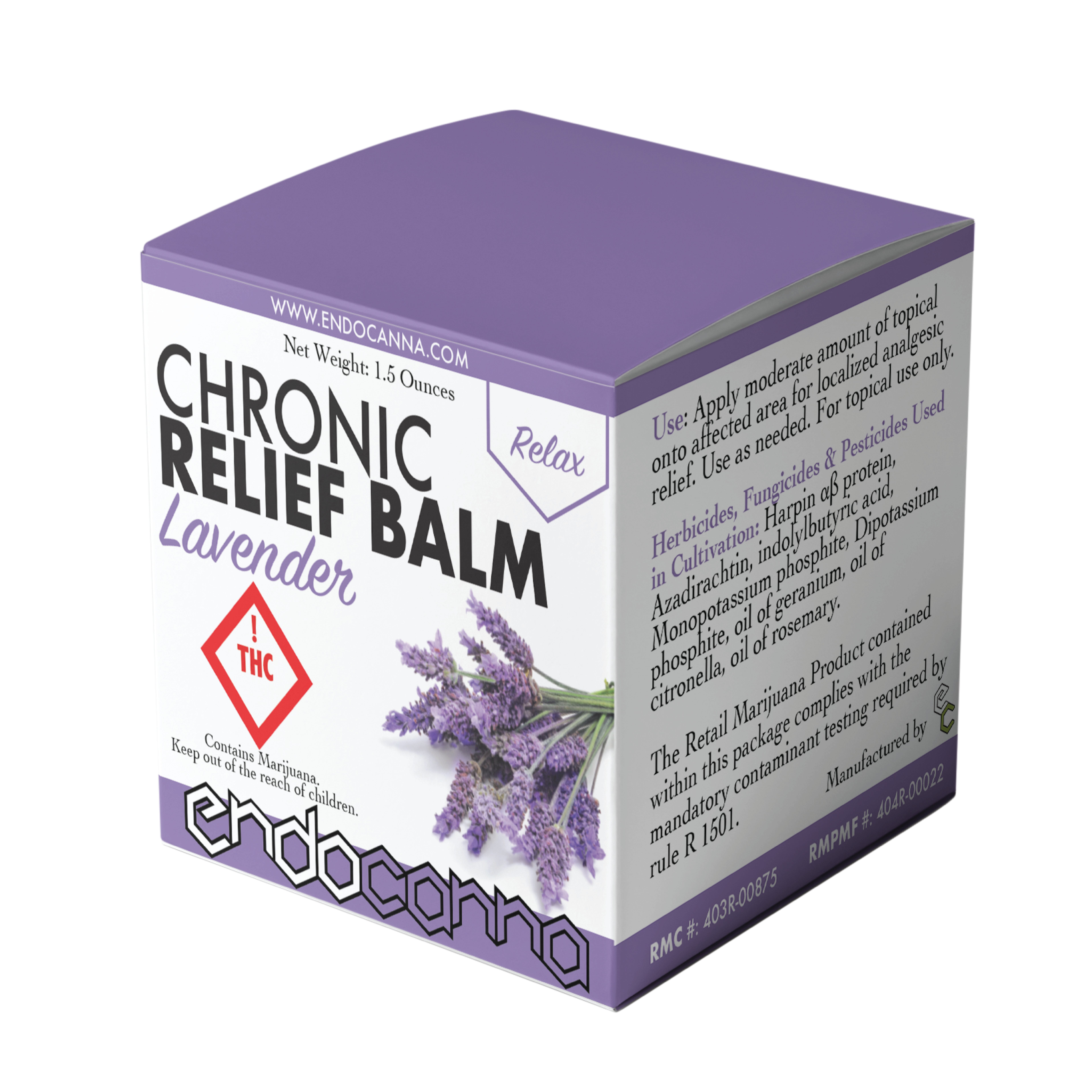 Lavender Chronic Relief Balm | Recreational
