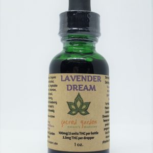 Lavender Dream Tincture Indica 1oz 100mg THC