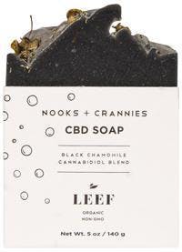 Leef Nooks + Crannies 20mg CBD Soap Black Chamomile