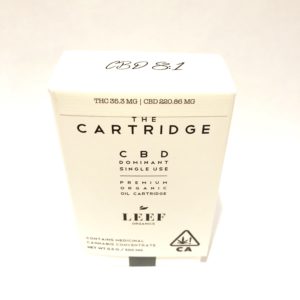 Leef Organics Cartridge- CBD 3:1