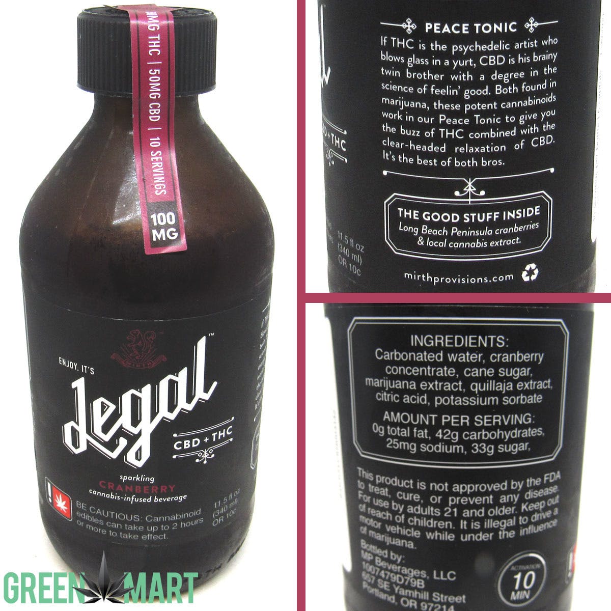 Legal Beverages - CBD Cranberry