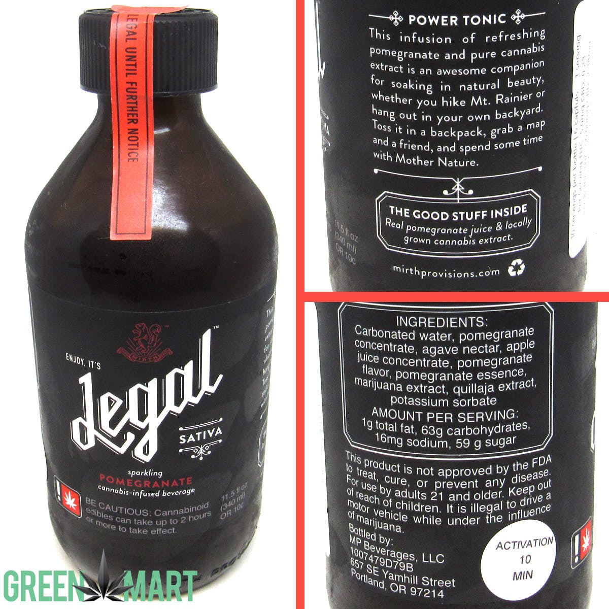 Legal Beverages - Pomegranate