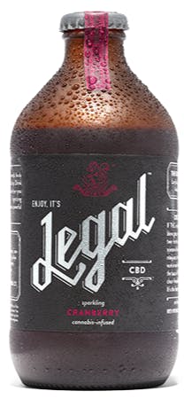 Legal Beverages Sparkling Cranberry CBD