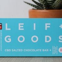 Leif Goods: CBD Salted Chocolate Bar