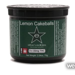 Lemon Cakeball 3 Pack (Elbe's Edibles)