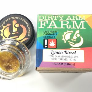 Lemon Diesel Live Resin | Dirty Arm Farm