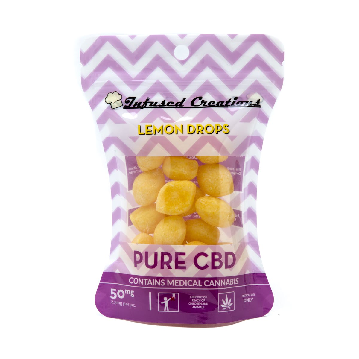 Lemon Drops Pure CBD, 50mg
