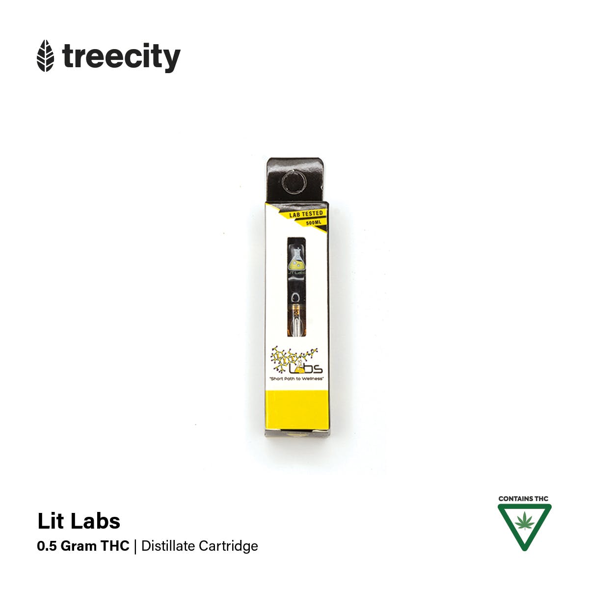 Lemon - Hyrbid - ½ Gram Cartridge - Lit Labs