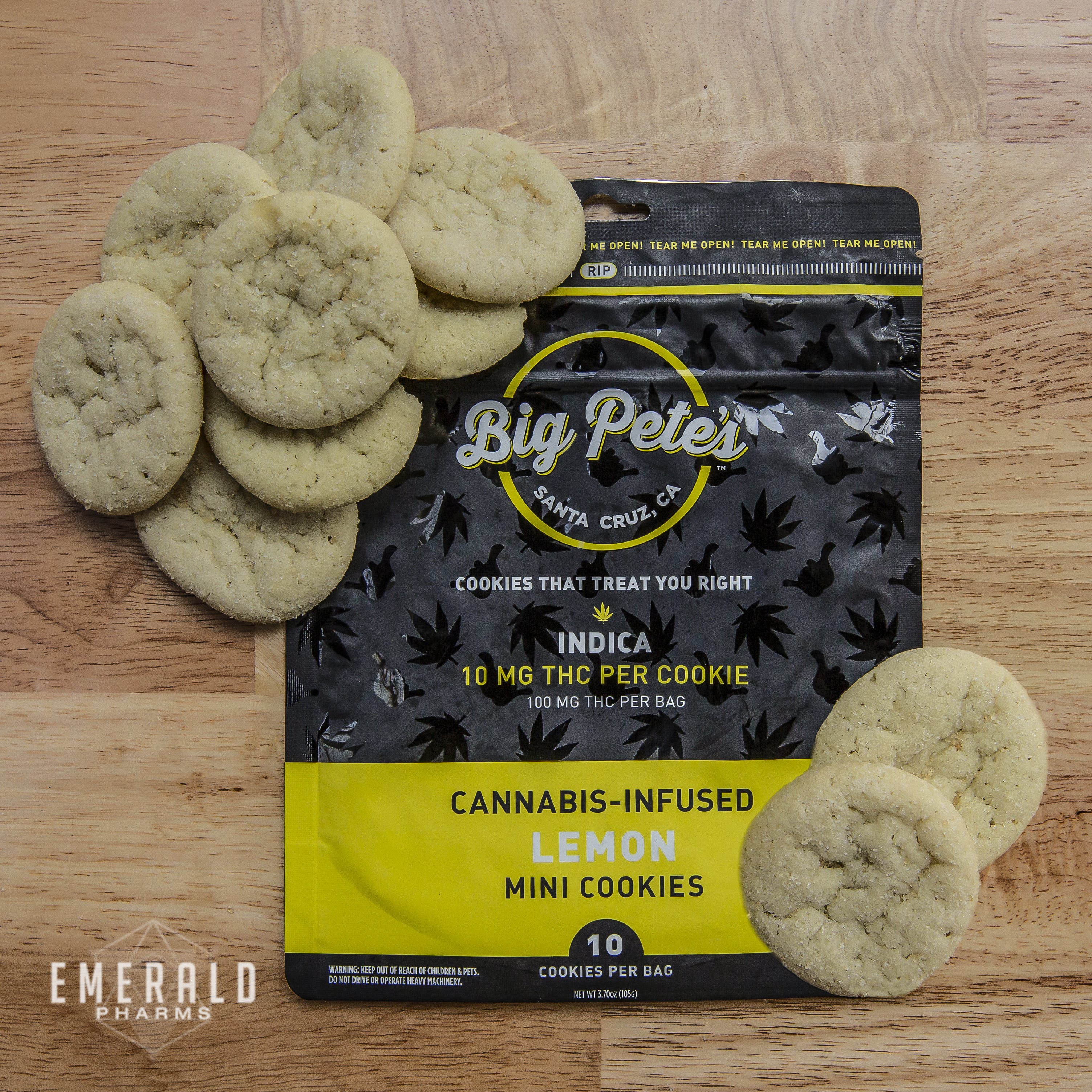 Lemon Indica Cookies by Big Pete's