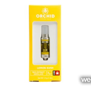Lemon Kush | 67.1% THC | 1 gram | Vape Cartridge | Orchid Essentials