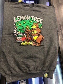Lemon Life- Lemon Tree Bear Crew neck Sweater