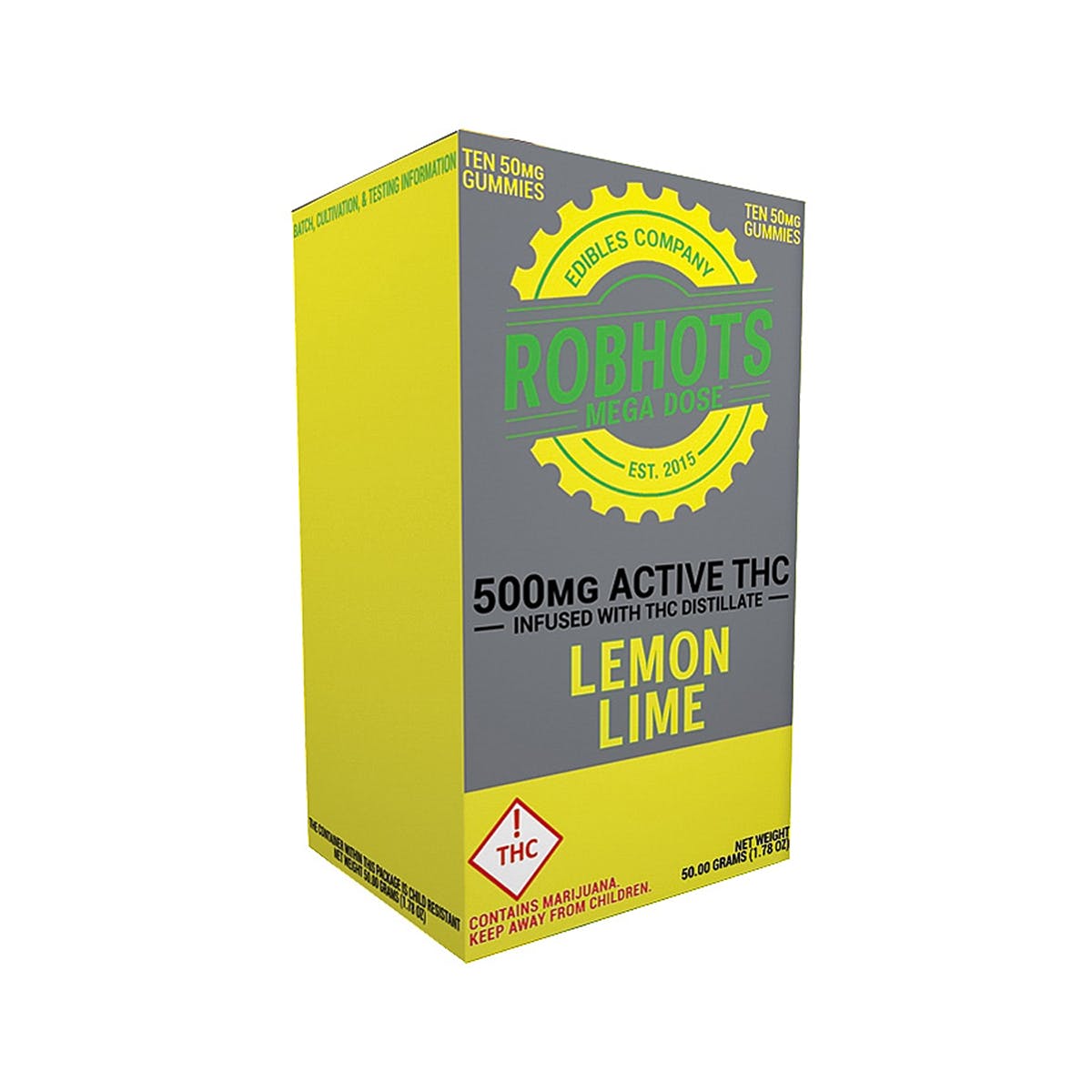 Lemon Lime 500mg Robhots Gummy Multipack