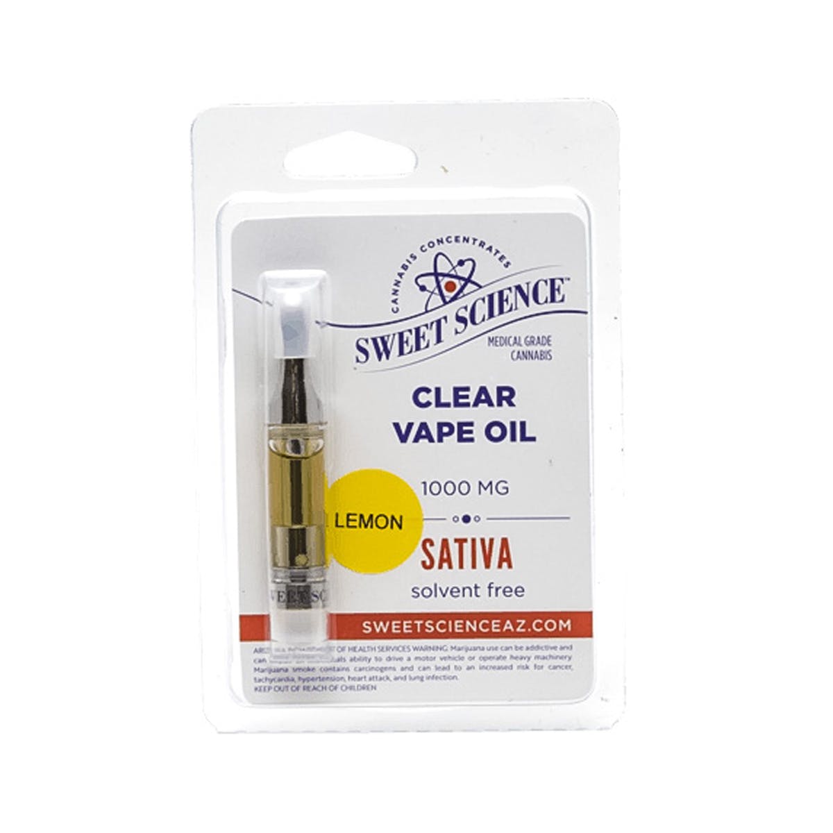 Lemon Sativa - Sweet Science Cartridge