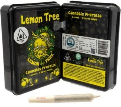 Lemon Tree Pre-Roll pack